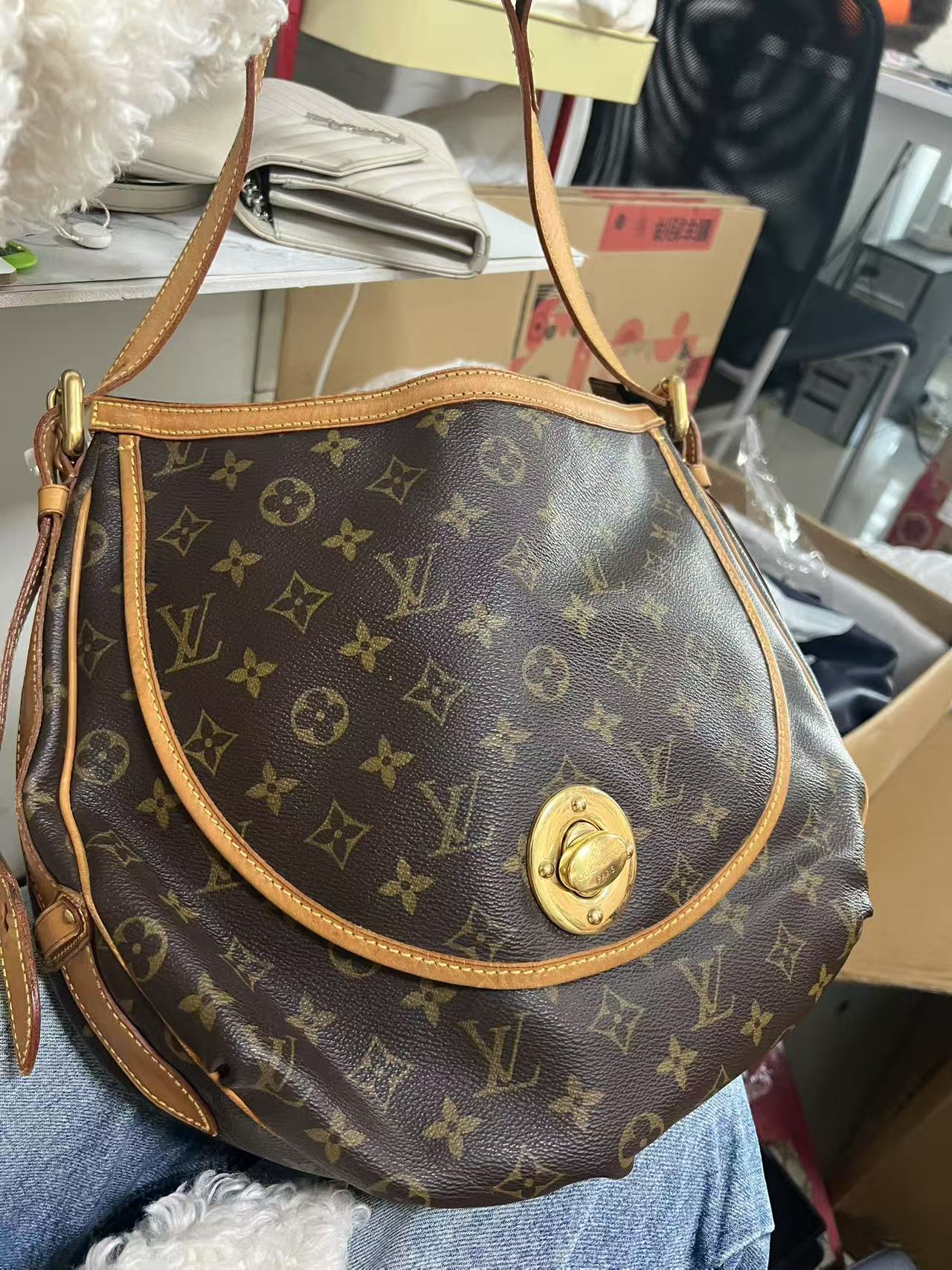Louis Vuitton Tulum GM Monogram Canvas Crossbody Bag