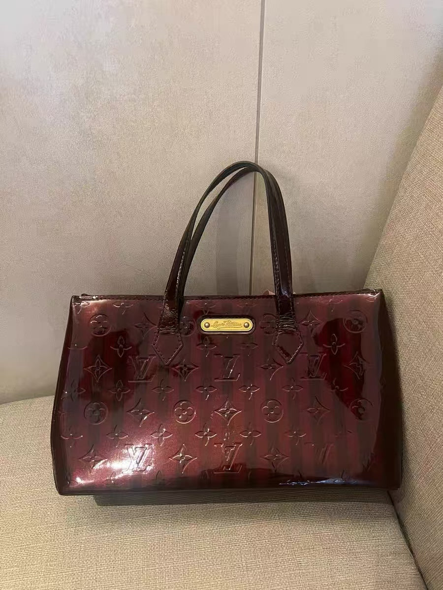 Louis Vuitton Amarante Monogram Vernis Tote Bag