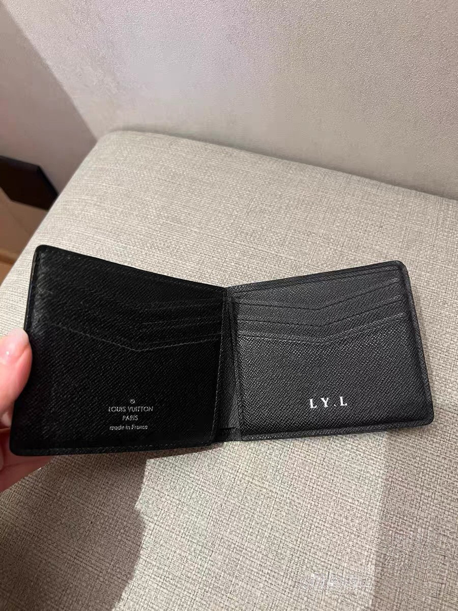 Louis Vuitton Multiple Wallet Damier Graphite Canvas Bifold Wallet