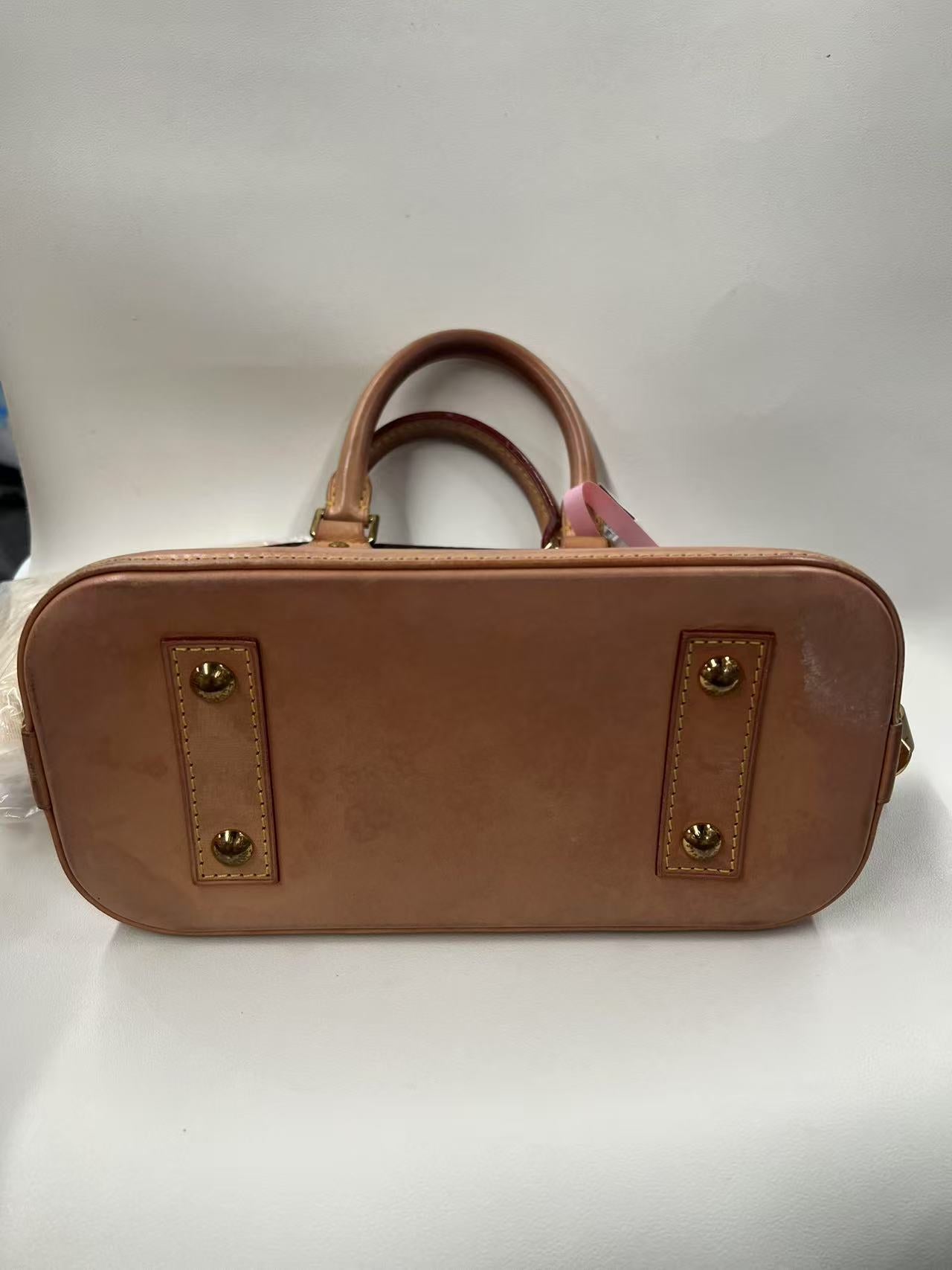 Louis Vuitton Alma BB Monogram Canvas Satchel Bag