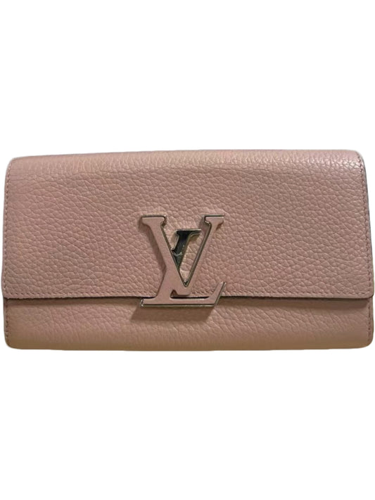 Louis Vuitton Twist Pink Taurillon Leather Long Wallet
