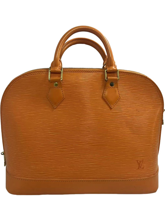 Louis Vuitton Alma PM Mandarin Epi Leather Handbag