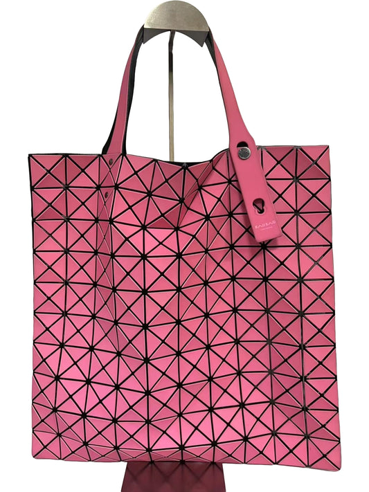 Bao Bao Issey Miyake Pink Prism Matte Tote Bag