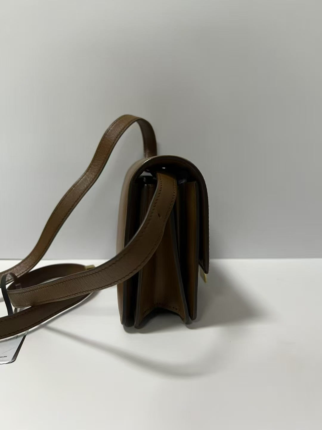 Celine Classic Box Small Bag – Caramel Brown Calfskin Leather