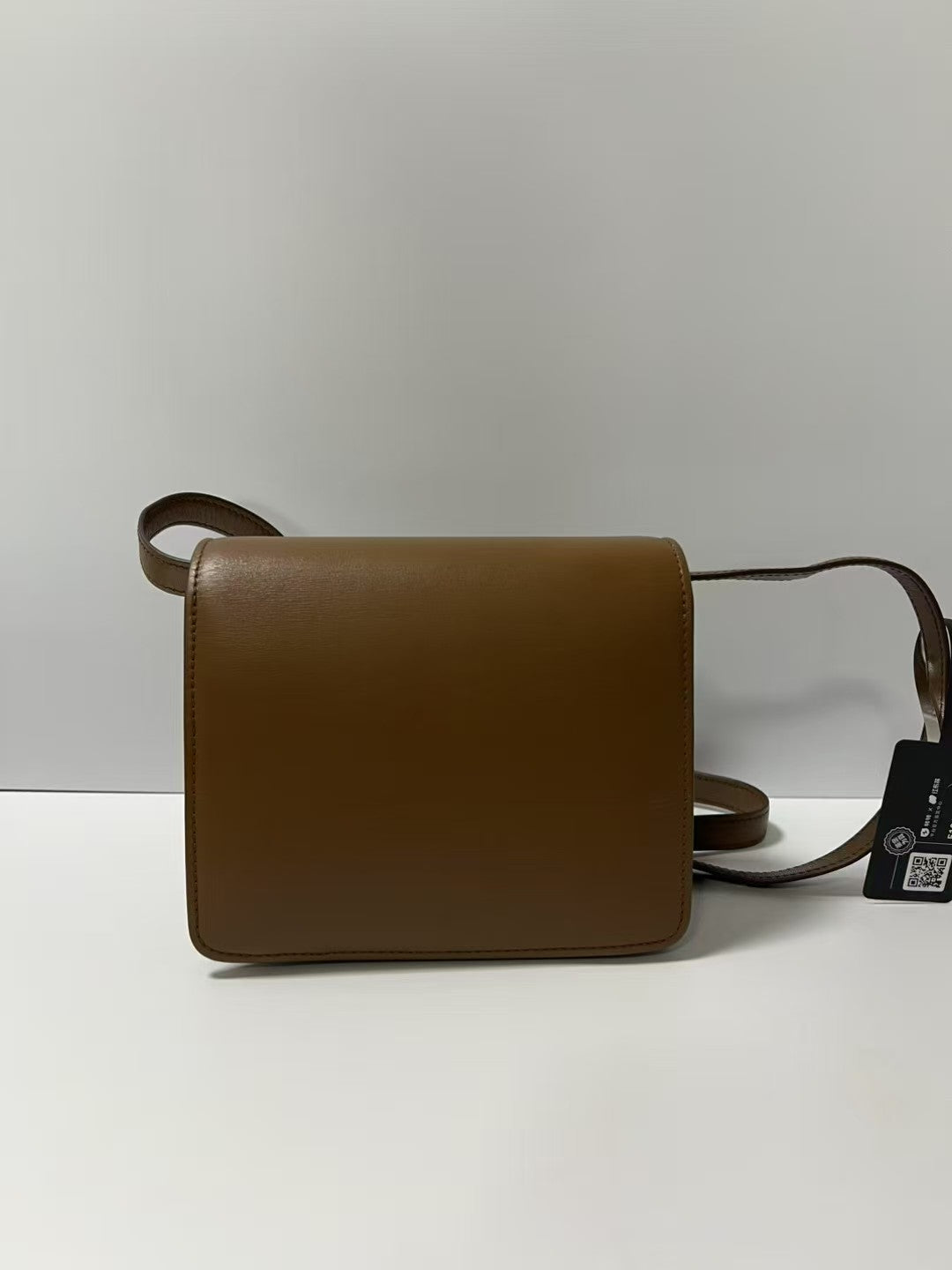 Celine Classic Box Small Bag – Caramel Brown Calfskin Leather