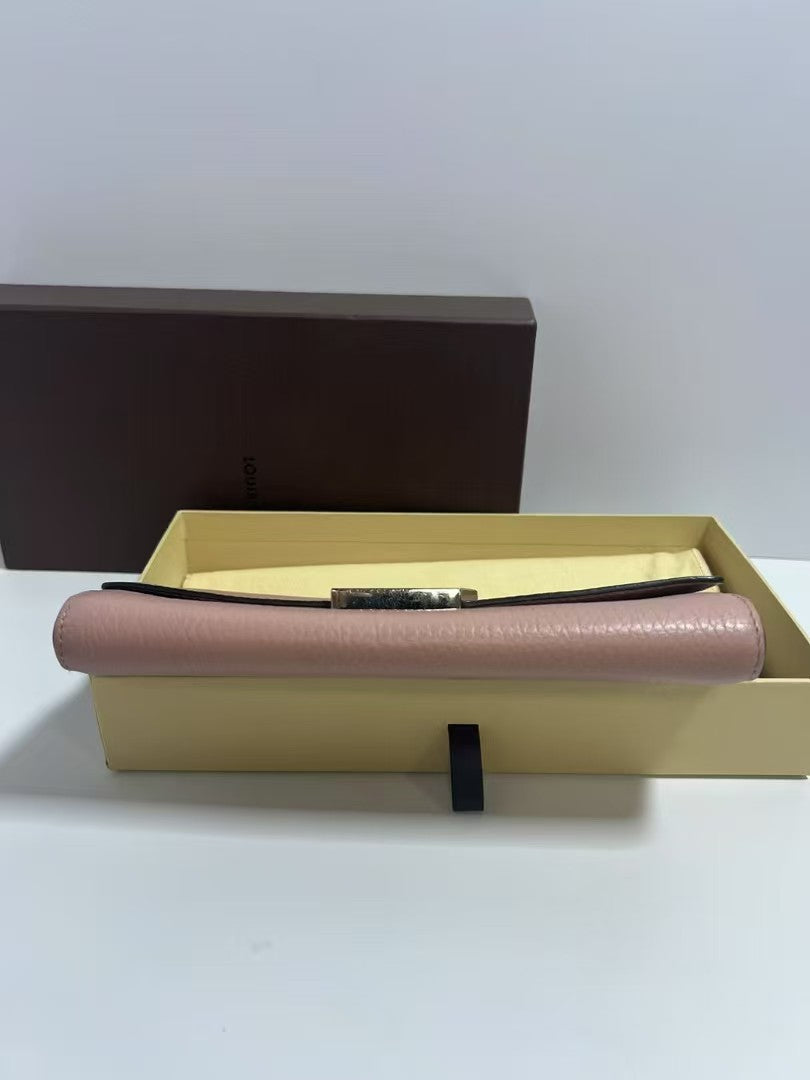 Louis Vuitton Twist Pink Taurillon Leather Long Wallet