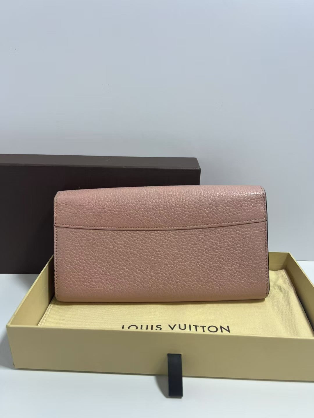 Louis Vuitton Twist Pink Taurillon Leather Long Wallet