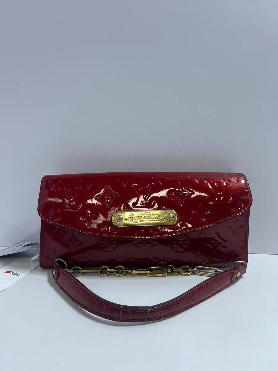 Louis Vuitton Sunset Boulevard Monogram Vernis clutch Shoulder Bag