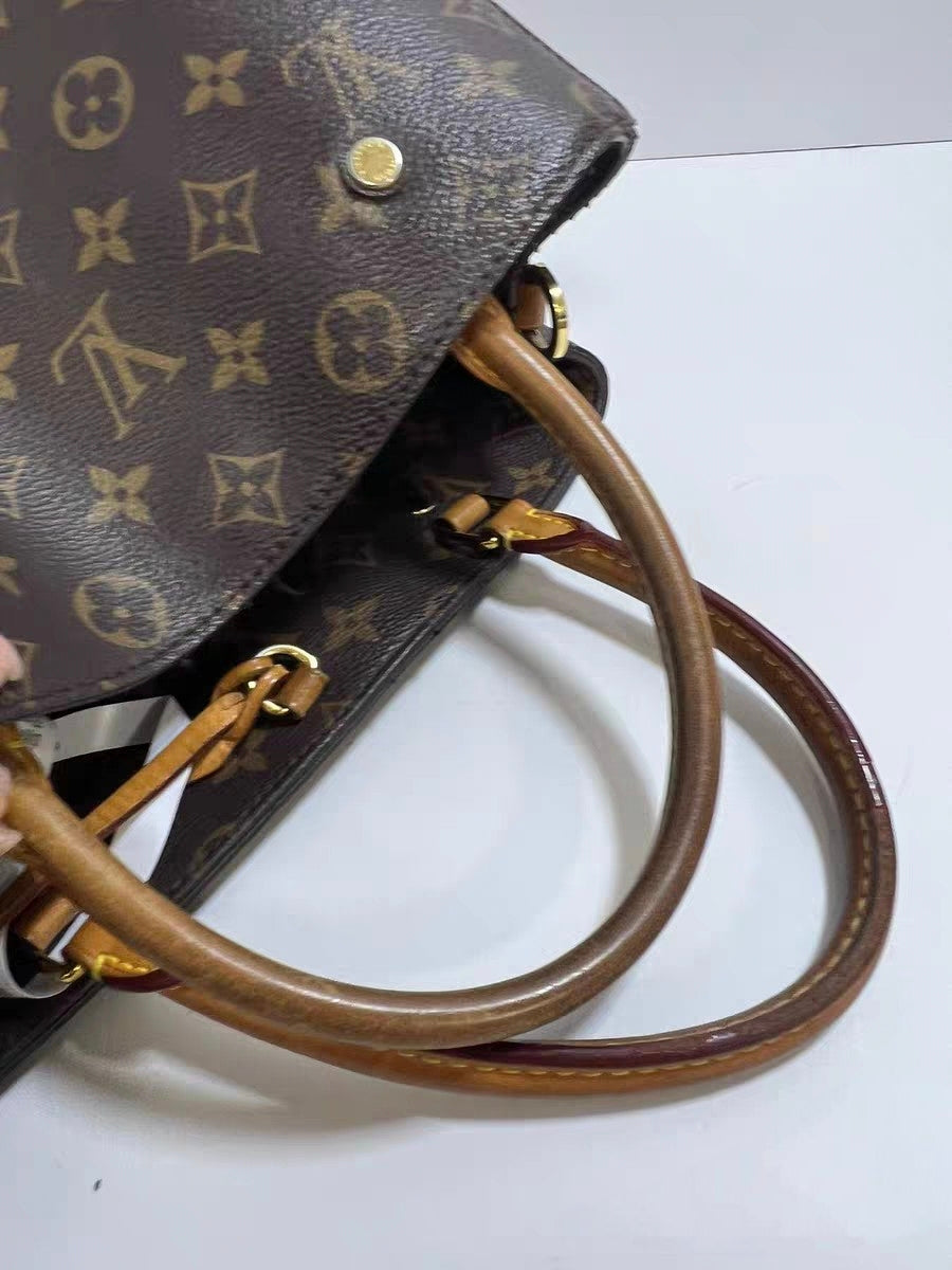 Louis Vuitton Montaigne MM Brown Monogram Canvas Handbag