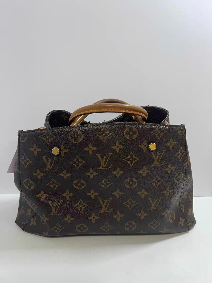 Louis Vuitton Montaigne MM Brown Monogram Canvas Handbag