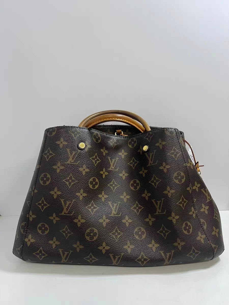 Louis Vuitton Montaigne MM Brown Monogram Canvas Handbag