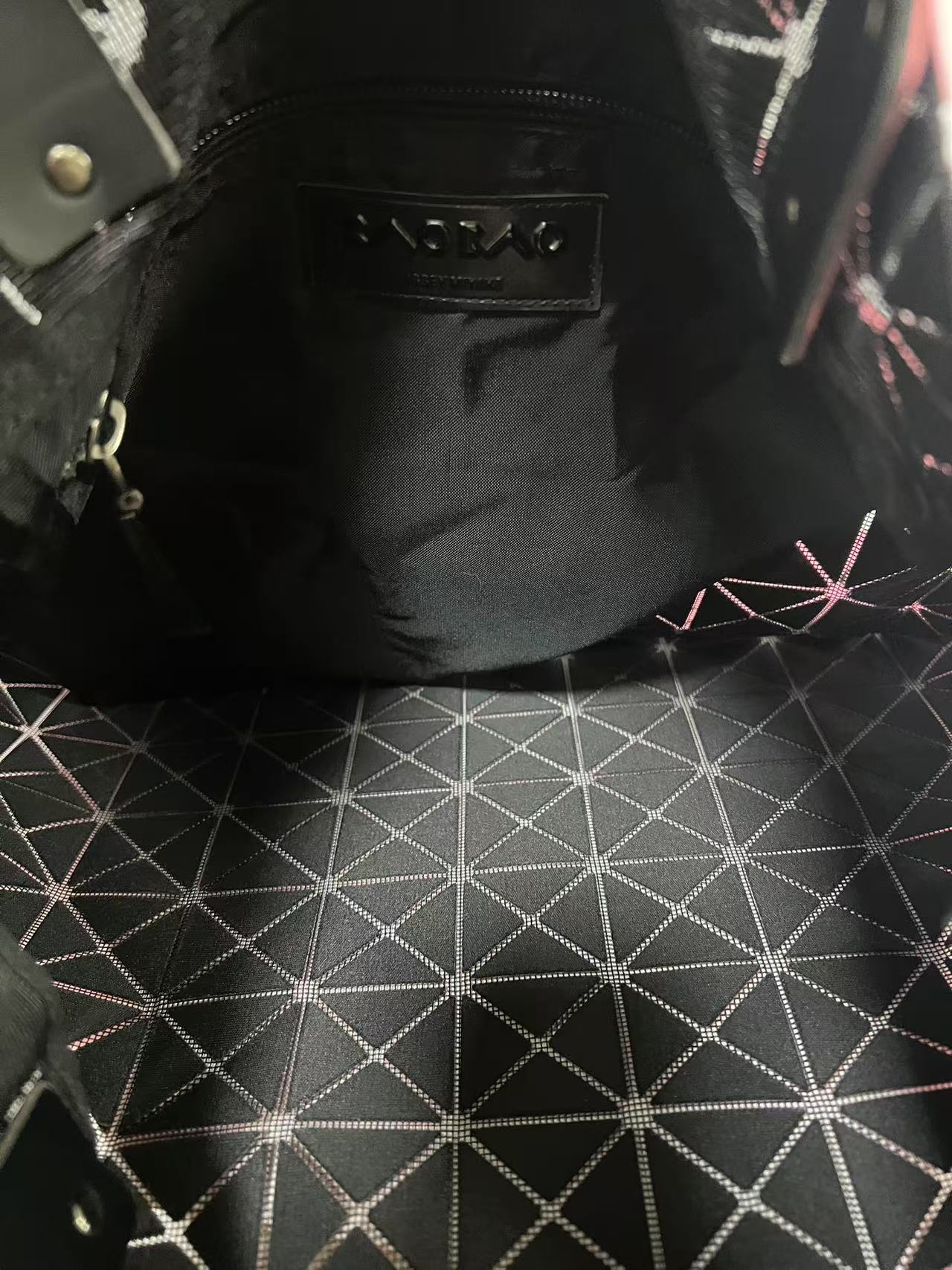 Bao Bao Issey Miyake Pink Prism Matte Tote Bag