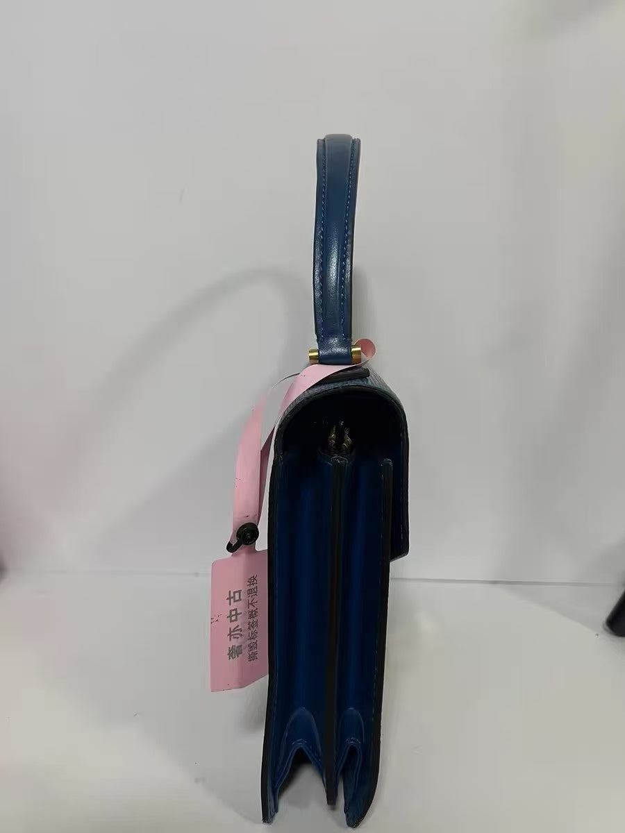 Louis Vuitton Concorde Blue Epi Leather Top Handle Bag