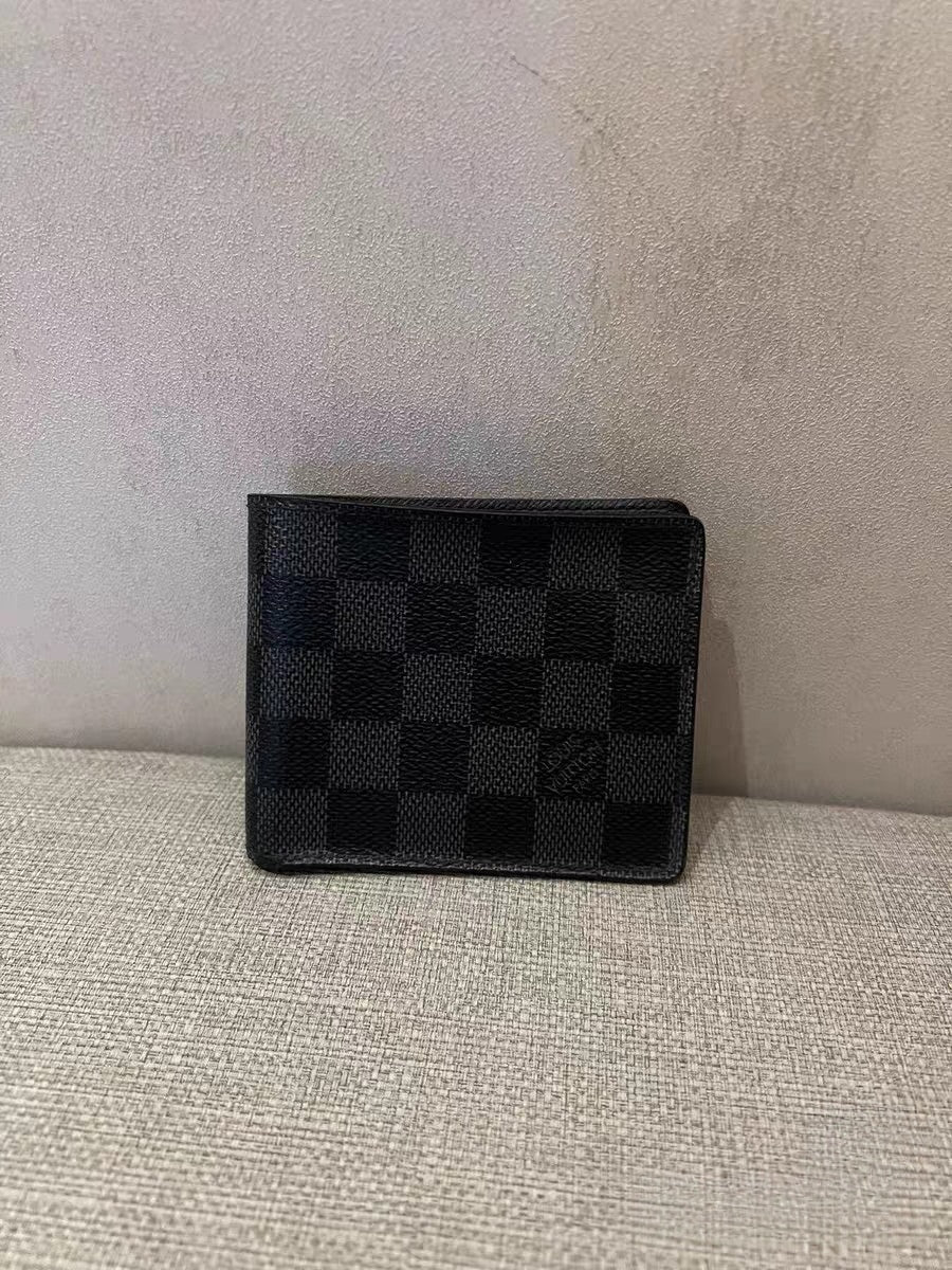 Louis Vuitton Multiple Wallet Damier Graphite Canvas Bifold Wallet