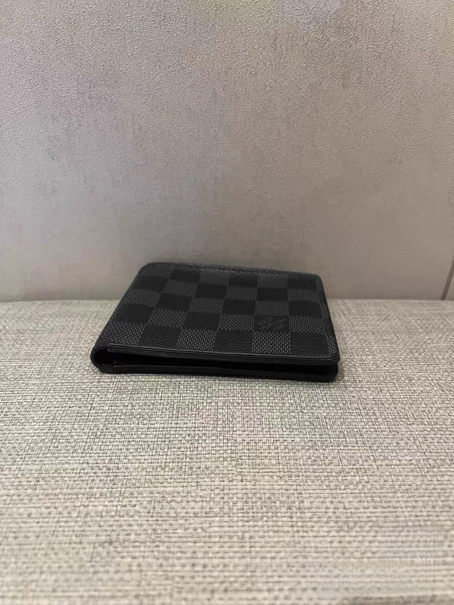 Louis Vuitton Multiple Wallet Damier Graphite Canvas Bifold Wallet