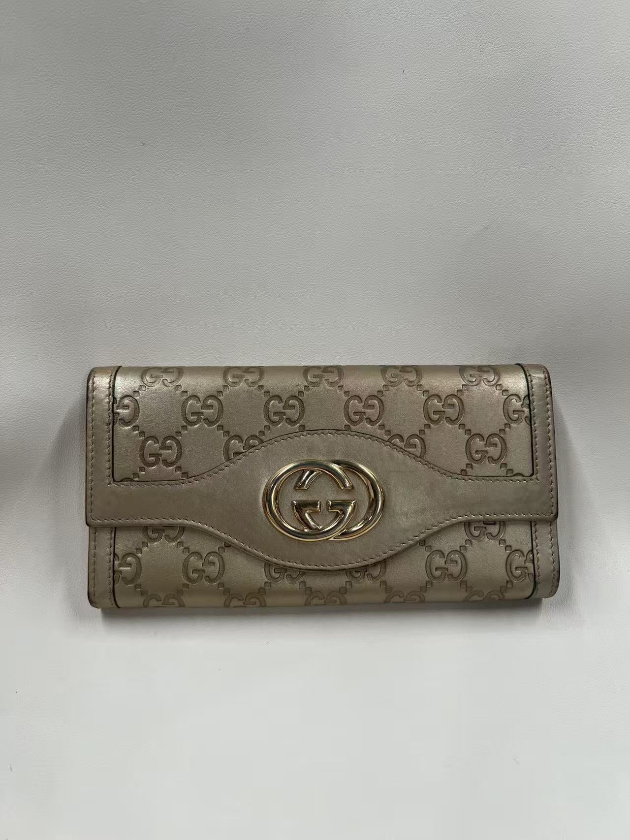 Gucci GG Signature Leather Continental Wallet
