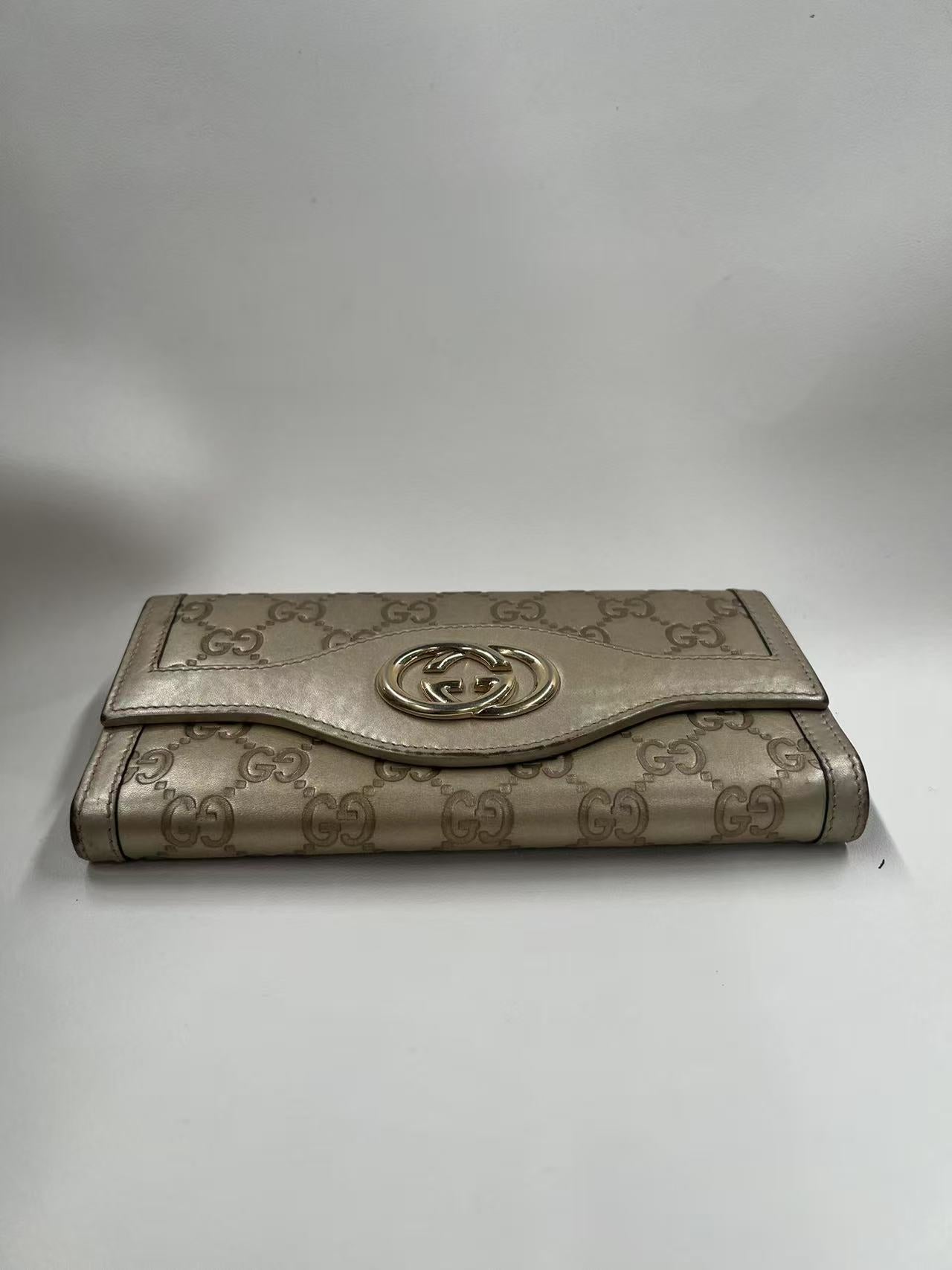 Gucci GG Signature Leather Continental Wallet