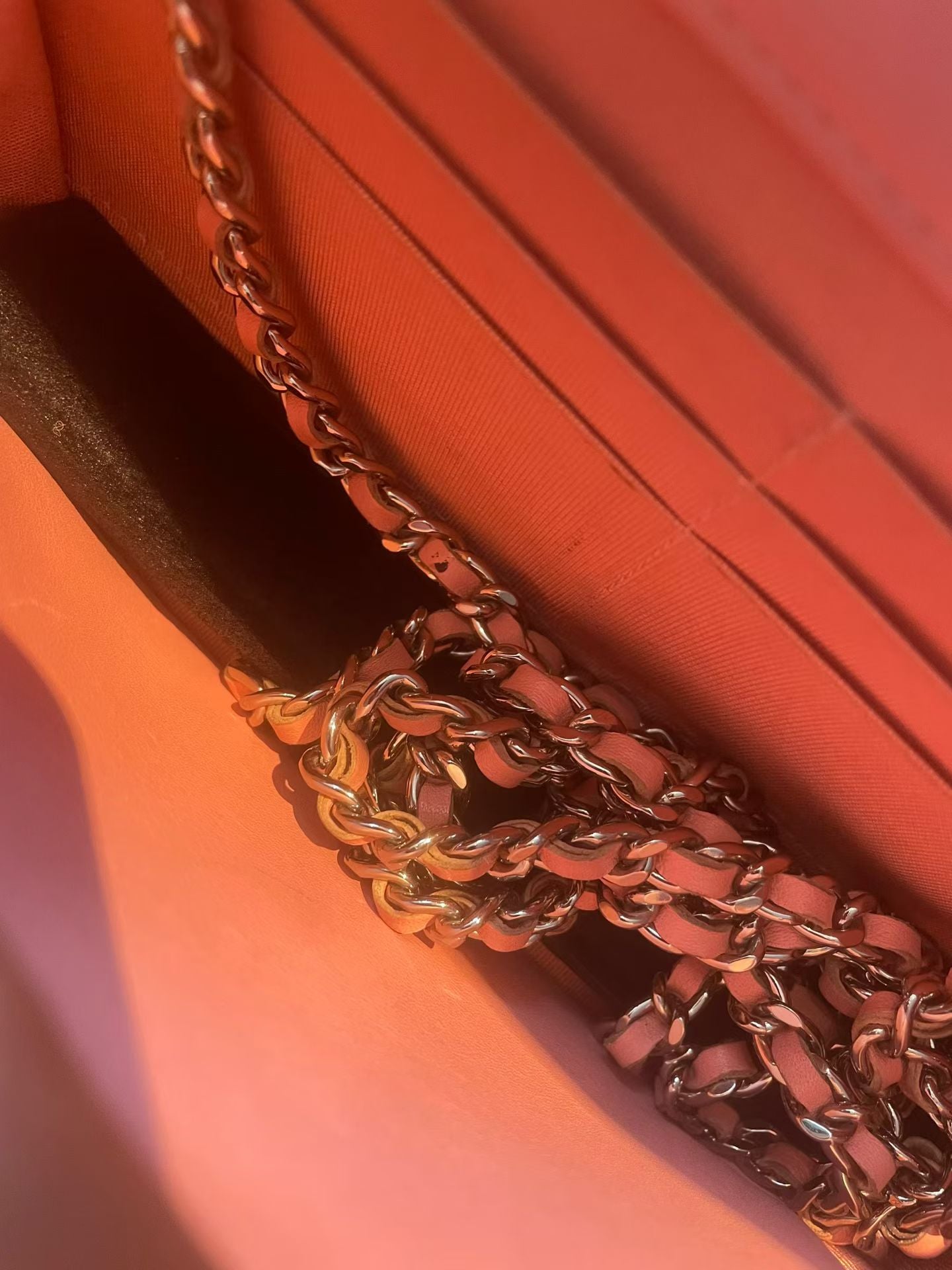 Chanel Classic Quilted Patent Leather Wallet on Chain (WOC)