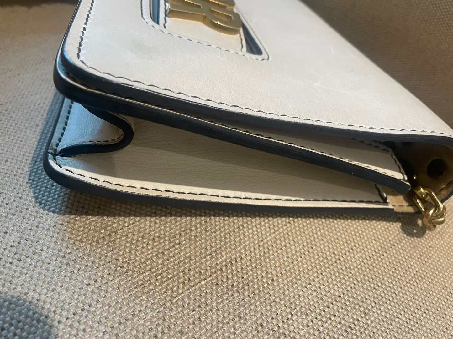 Christian Dior J'Adior White Leather Chain Bag