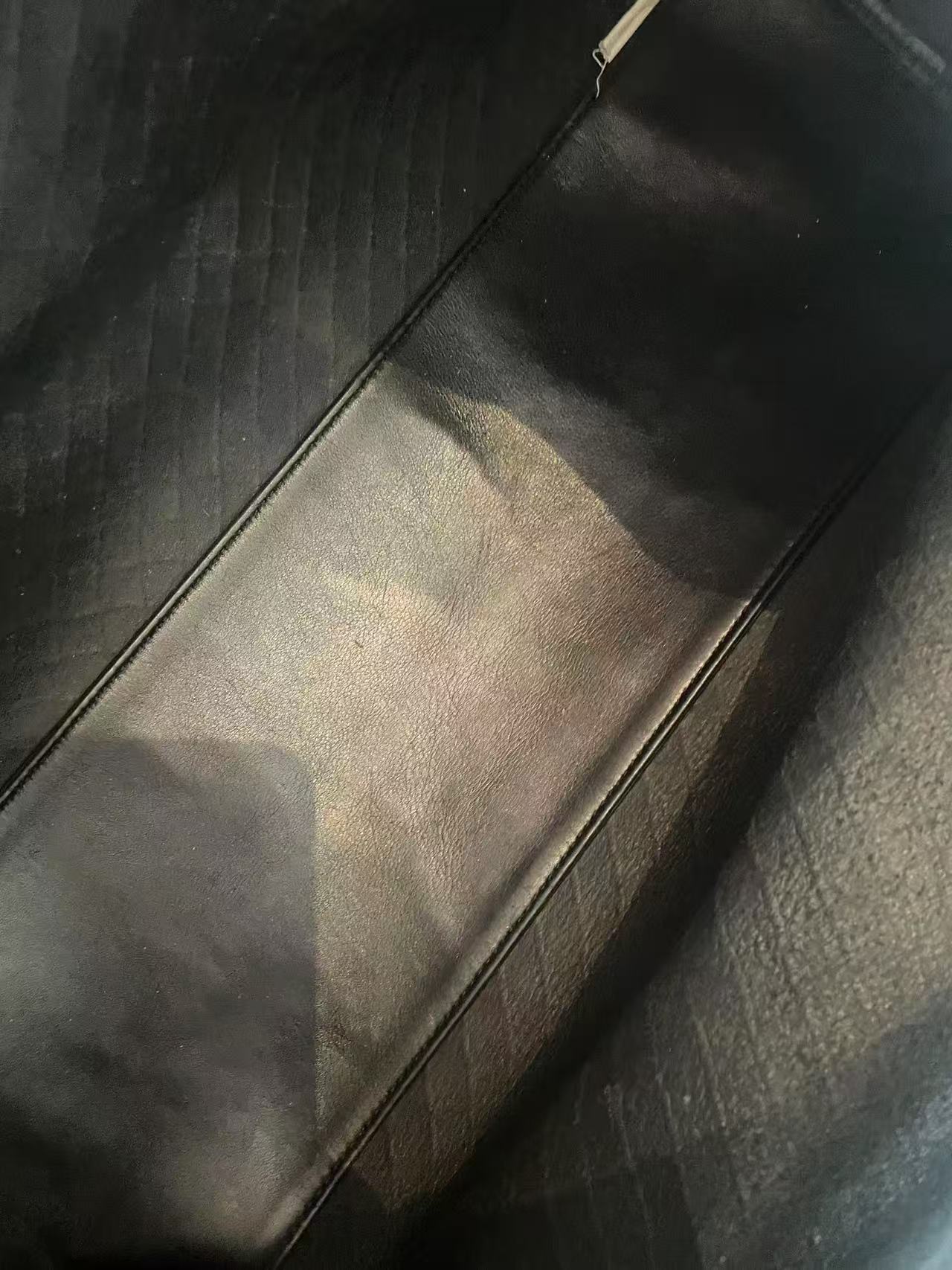 Bottega Veneta Large Intreccio Gold Foil Leather Tote Bag