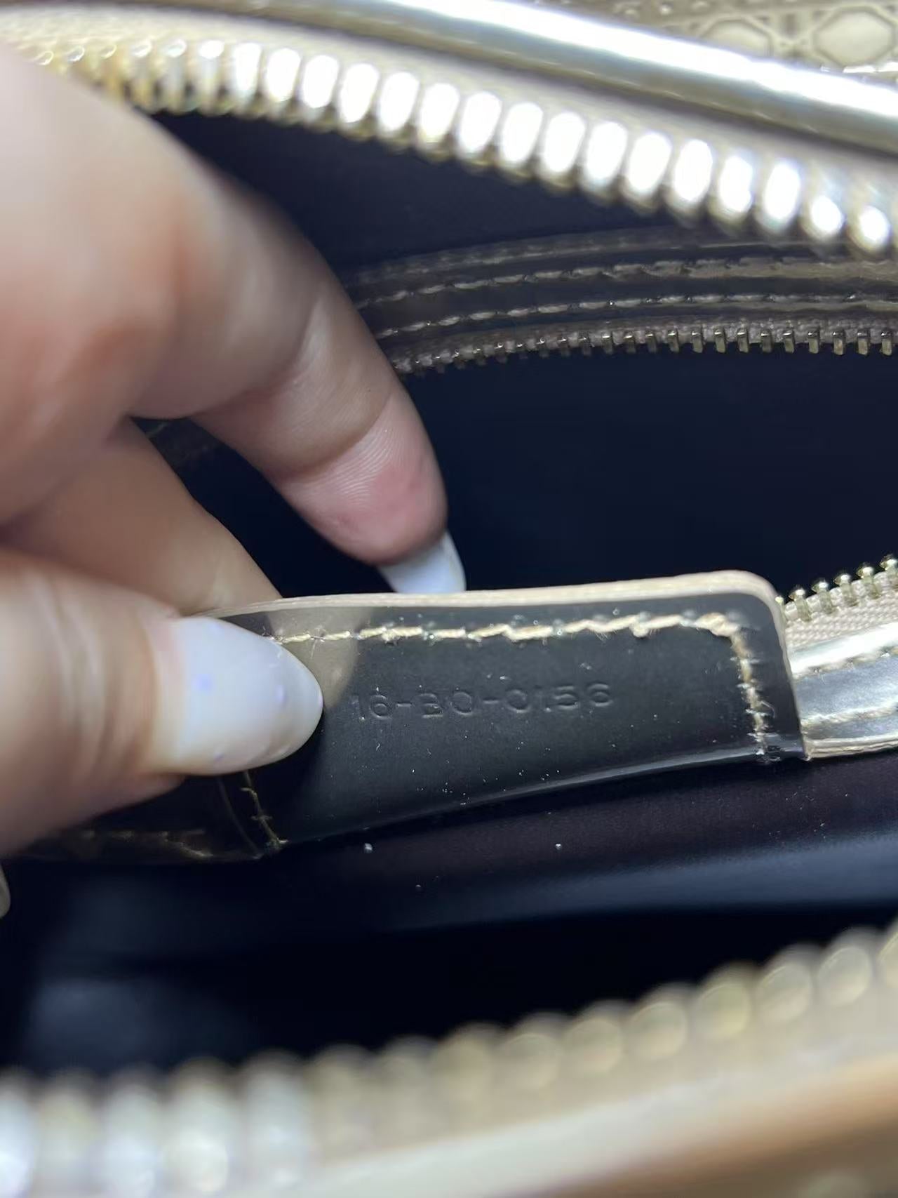Dior Lady Dior Medium Ombré Micro-Cannage Leather Handbag