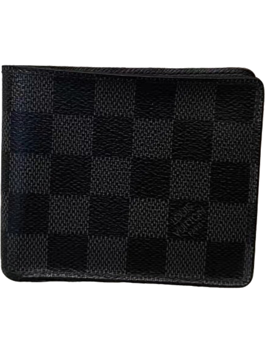 Louis Vuitton Multiple Wallet Damier Graphite Canvas Bifold Wallet