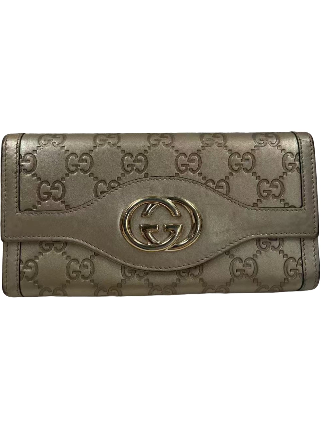 Gucci GG Signature Leather Continental Wallet