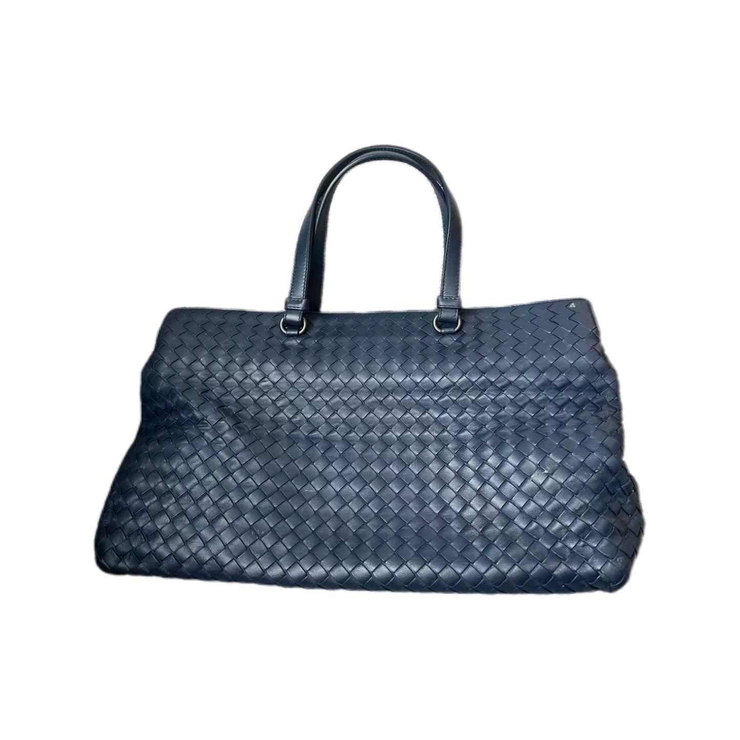 Bottega Veneta Large Intreccio Woven Leather Tote Bag