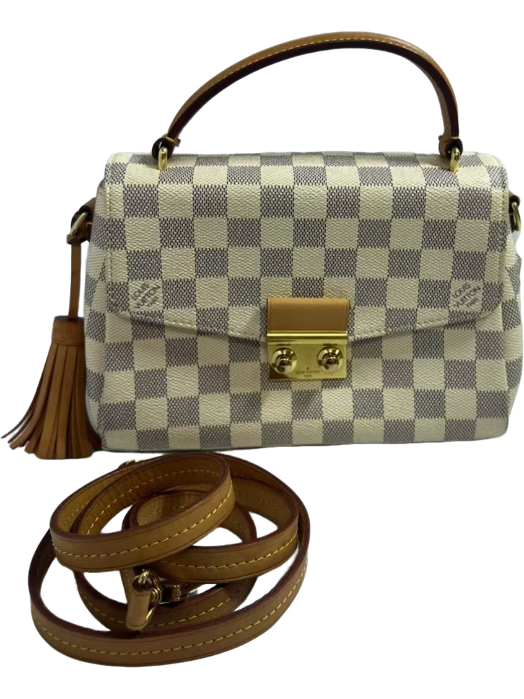 Louis Vuitton Croisette Damier Azur Coated Canvas Crossbody Bag