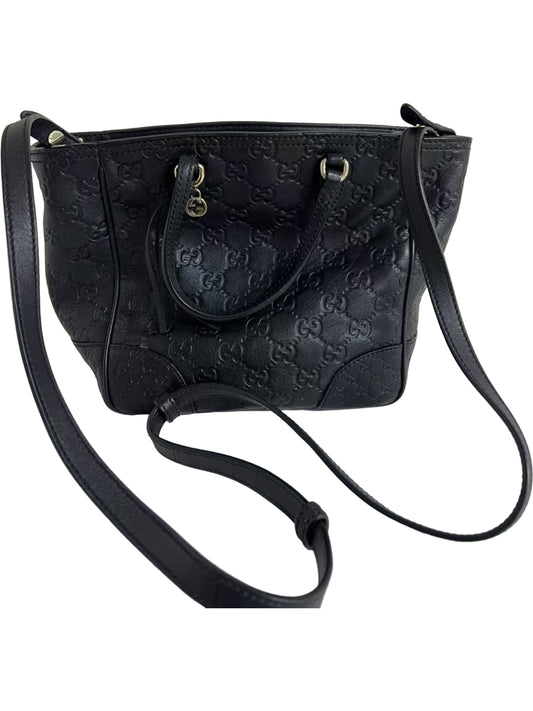 Gucci Mini GG Embossed Leather Convertible Tote Bag
