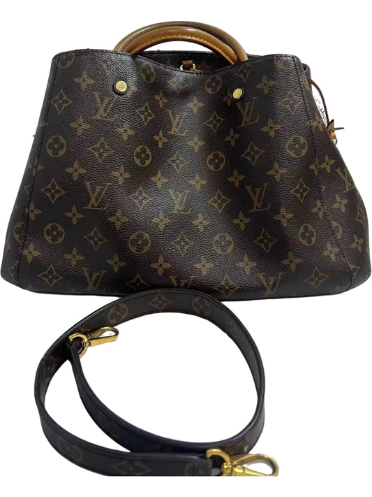 Louis Vuitton Montaigne MM Brown Monogram Canvas Handbag