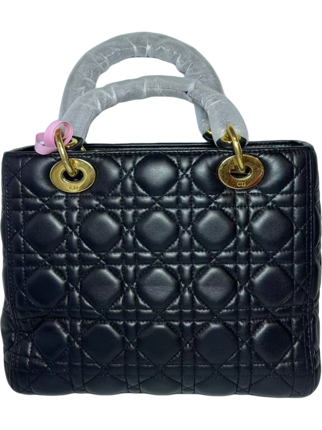 Dior Lady Dior Medium Ombré Micro-Cannage Leather Handbag